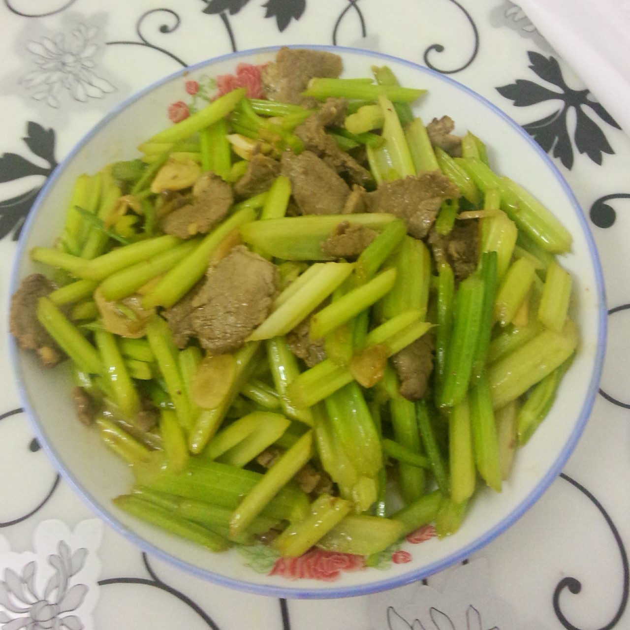 芹菜炒肉
