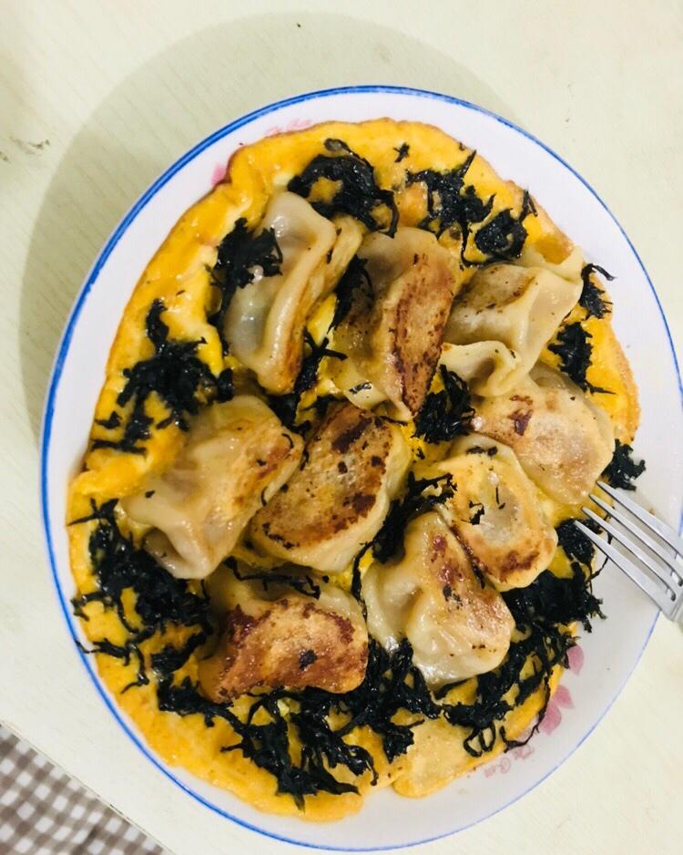 懒人快手抱蛋煎饺