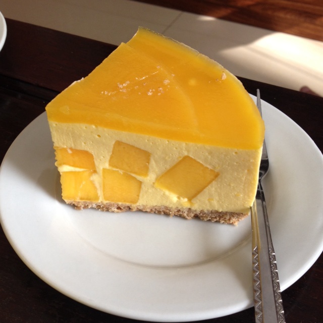 芒果冻芝士蛋糕