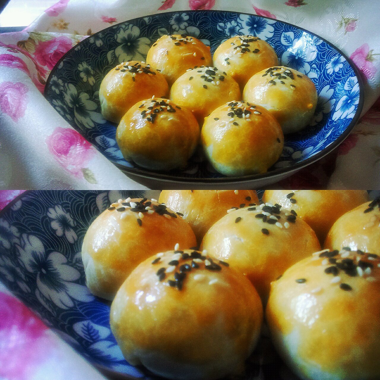 红豆酥饼（附油酥不测漏的办法）