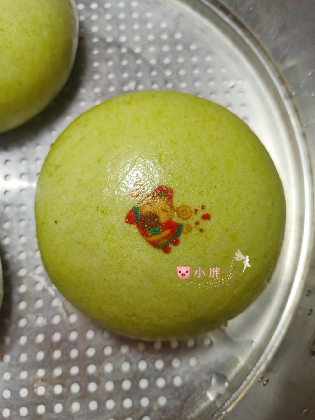 菠菜汁加了它 馒头颜色翠绿不变色 附细节视频详解