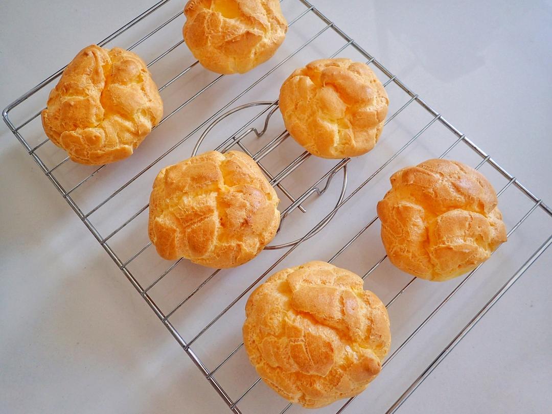 简单易成功的奶油小泡芙做法