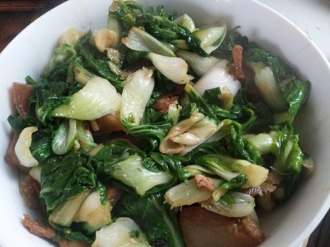 青菜炒肉