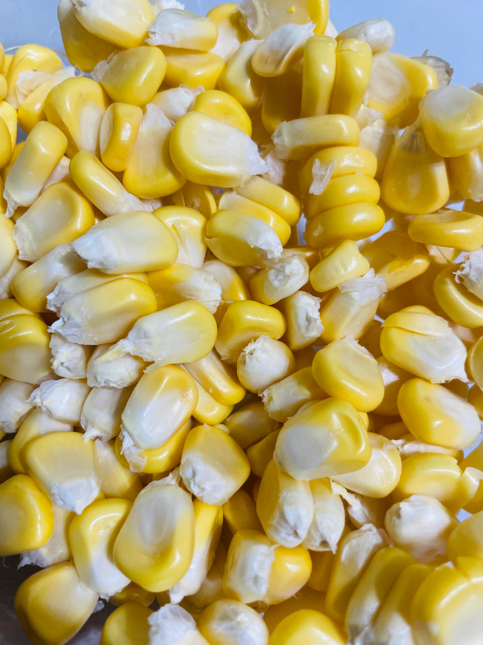 33不加糖比较甜做的巧剥玉米粒