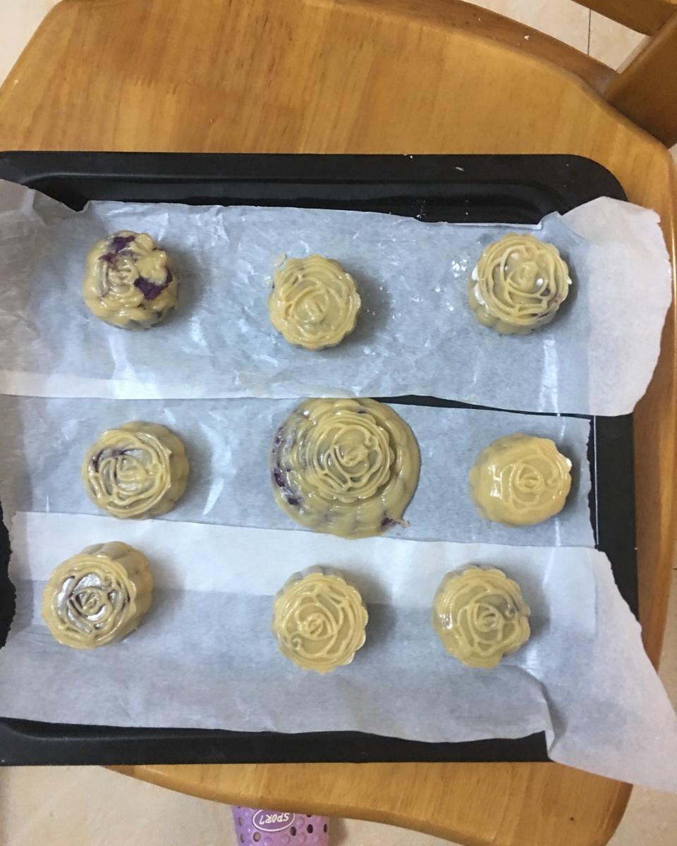 迷你紫薯月饼