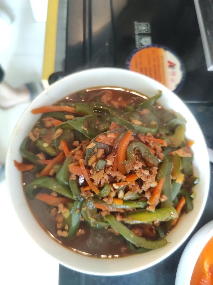 柿子椒汆面