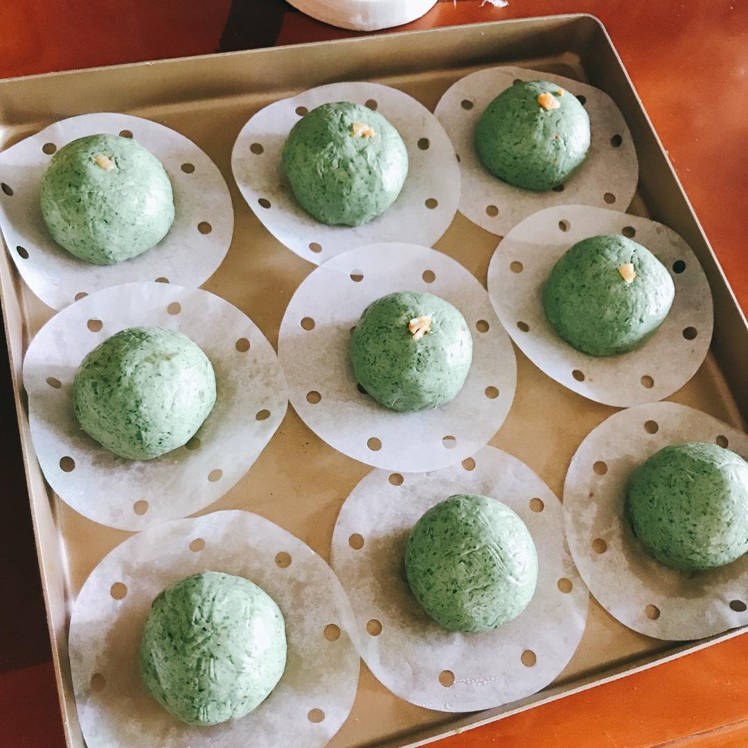 青团 | 咸蛋黄肉松馅