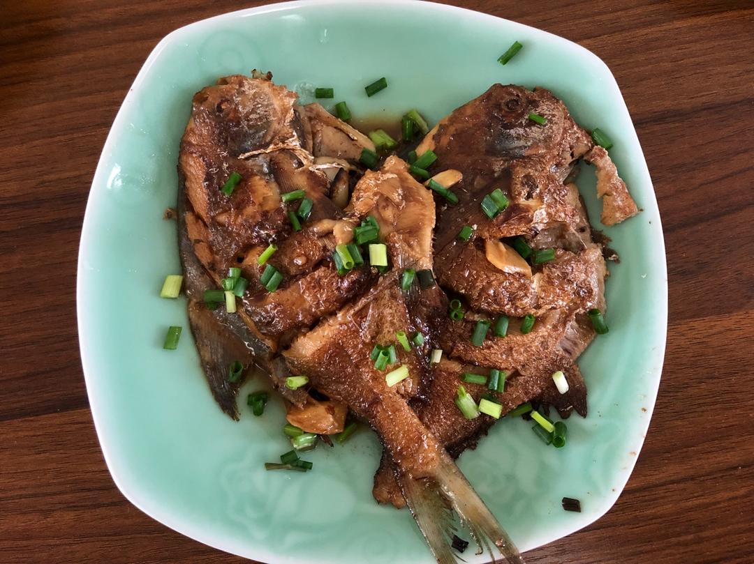 家常红烧鲳鱼