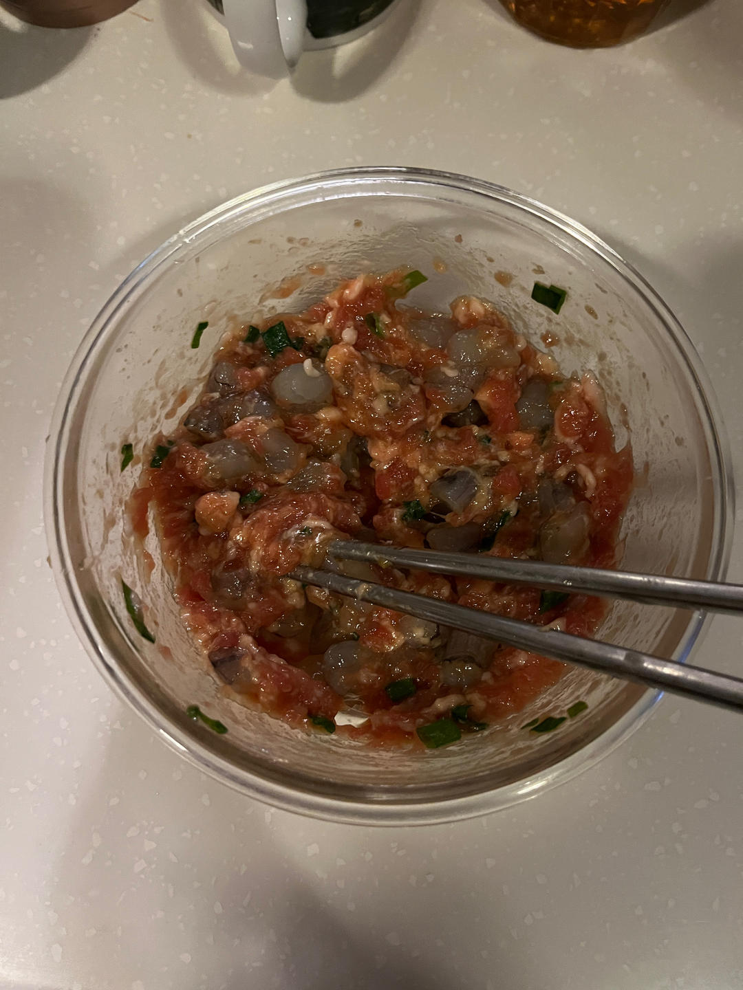 肉不柴的馄饨馅