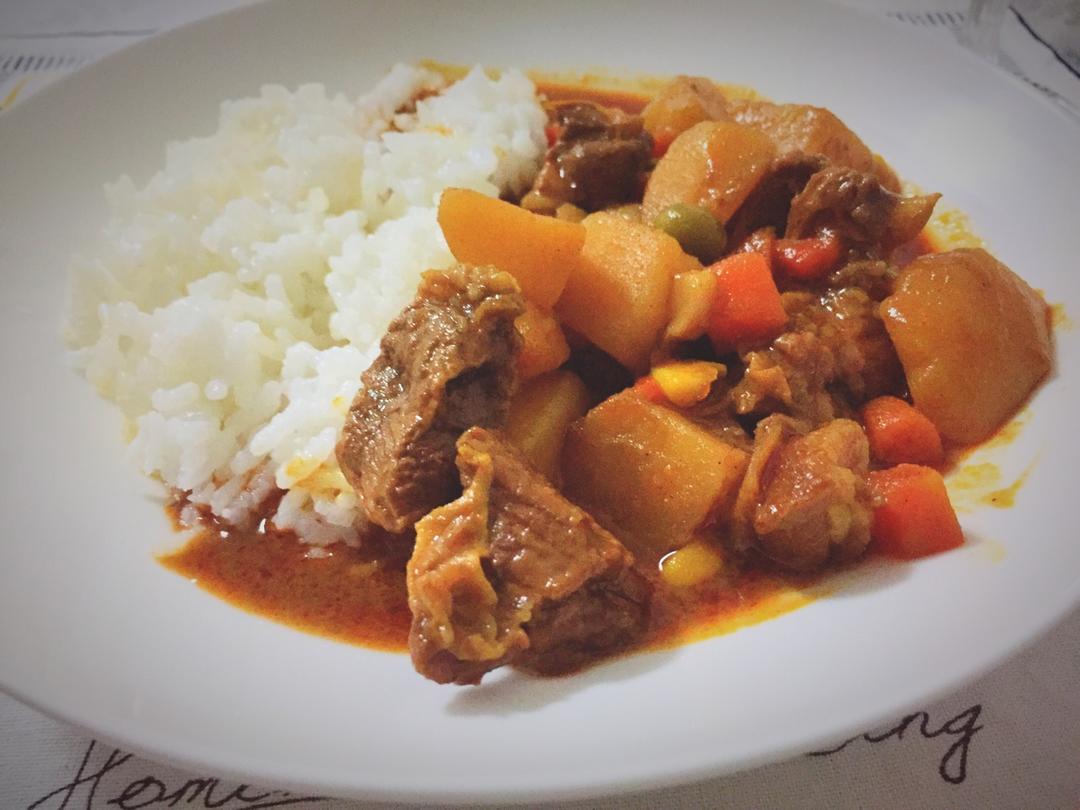 咖喱牛肉