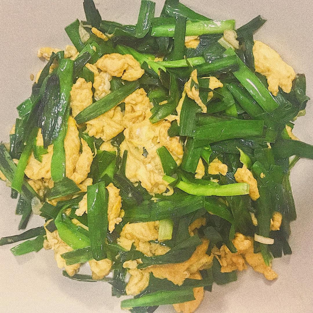 快手韭菜炒鸡蛋