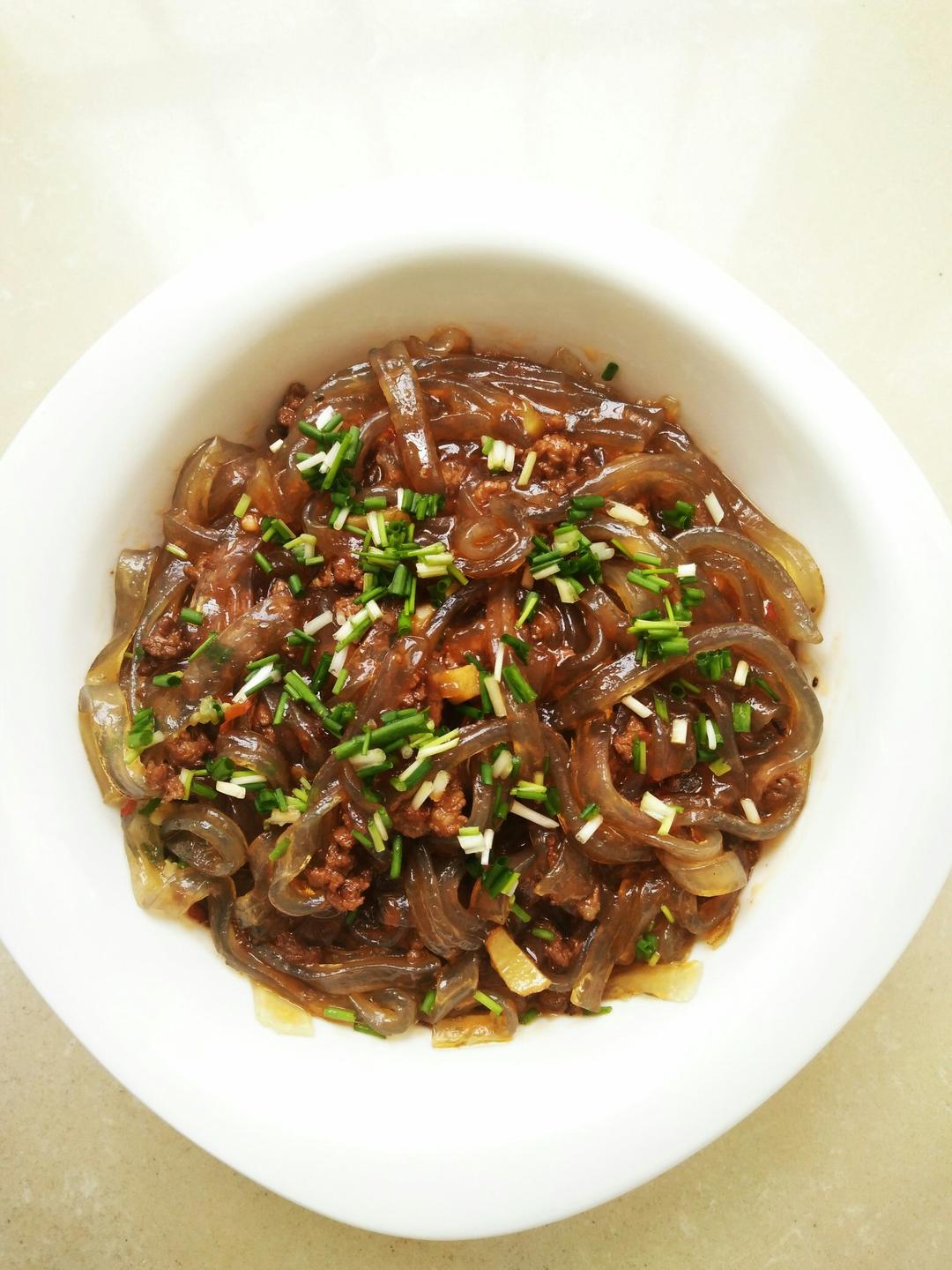 蚂蚁上树（红薯粉）