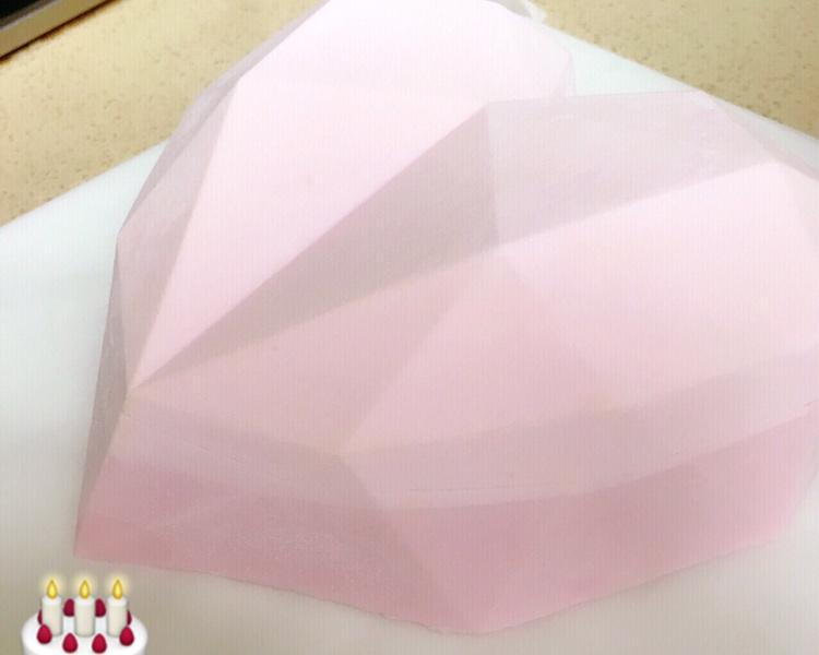 钻石💎心形🧡火龙果慕斯蛋糕（7寸版）