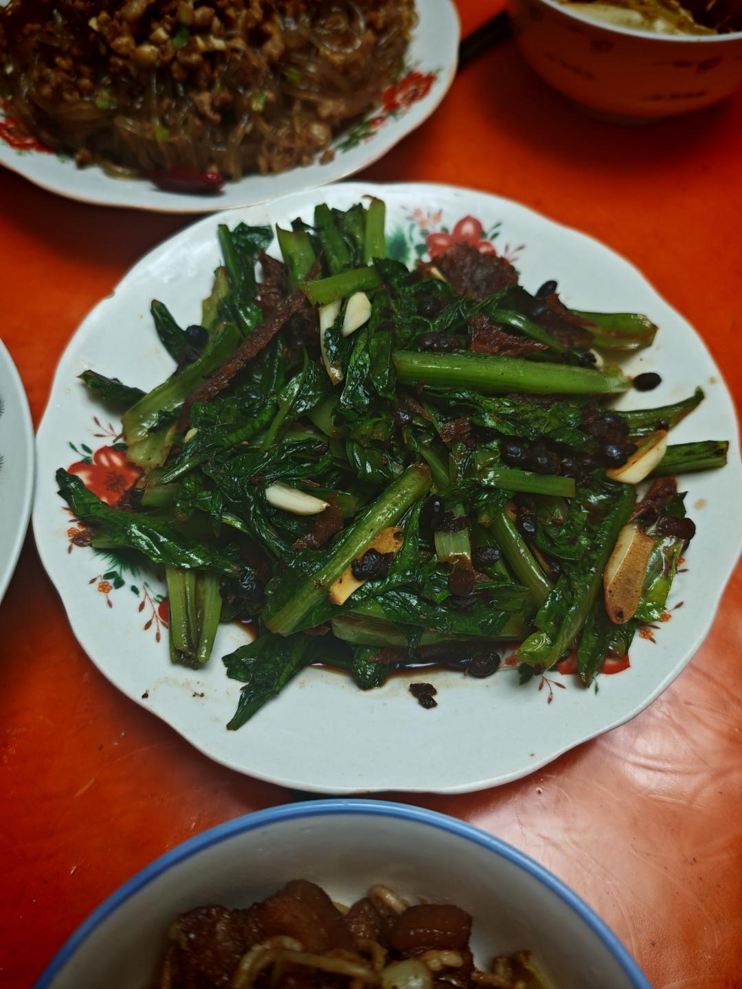 豆豉鲮鱼油麦菜