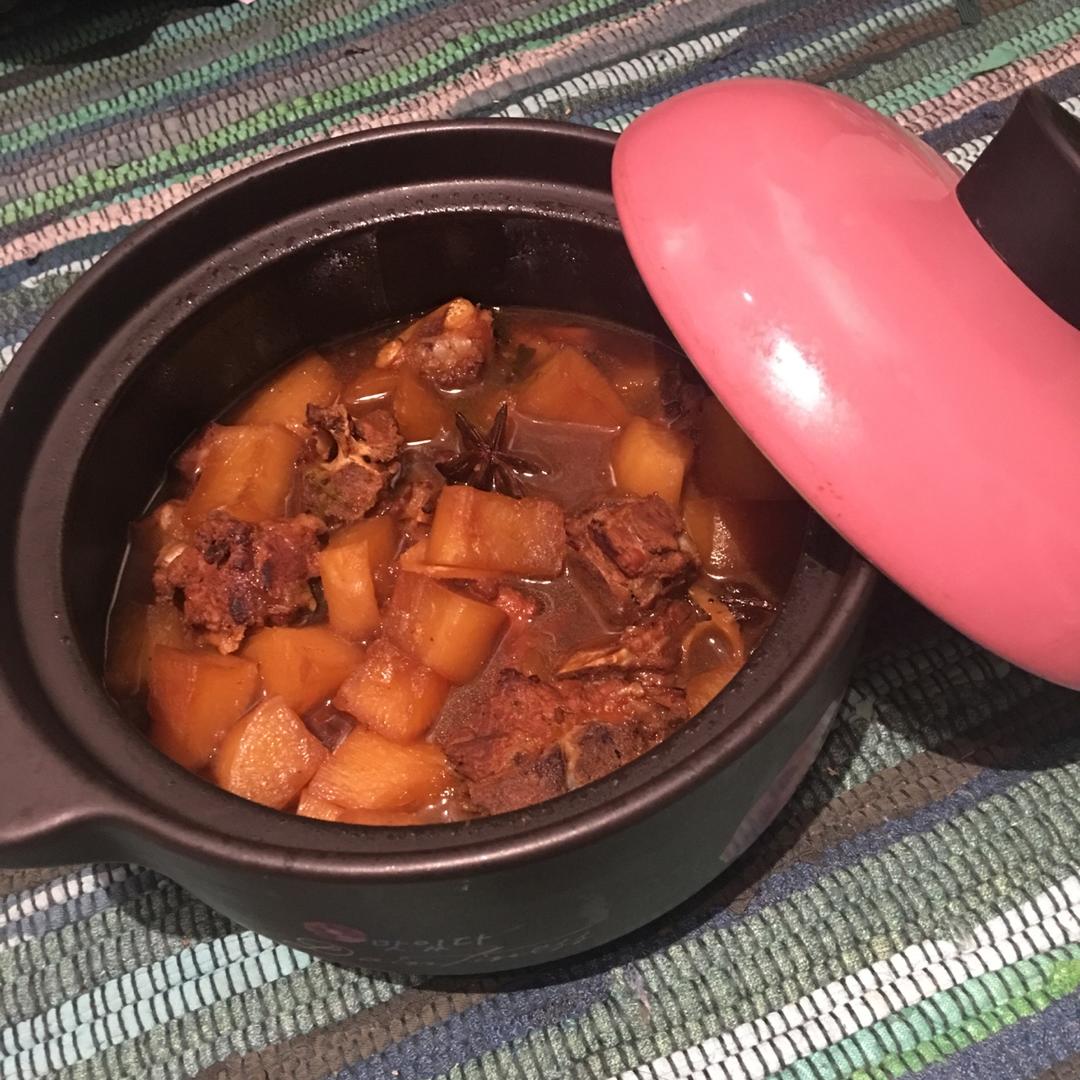 萝卜红烧排骨