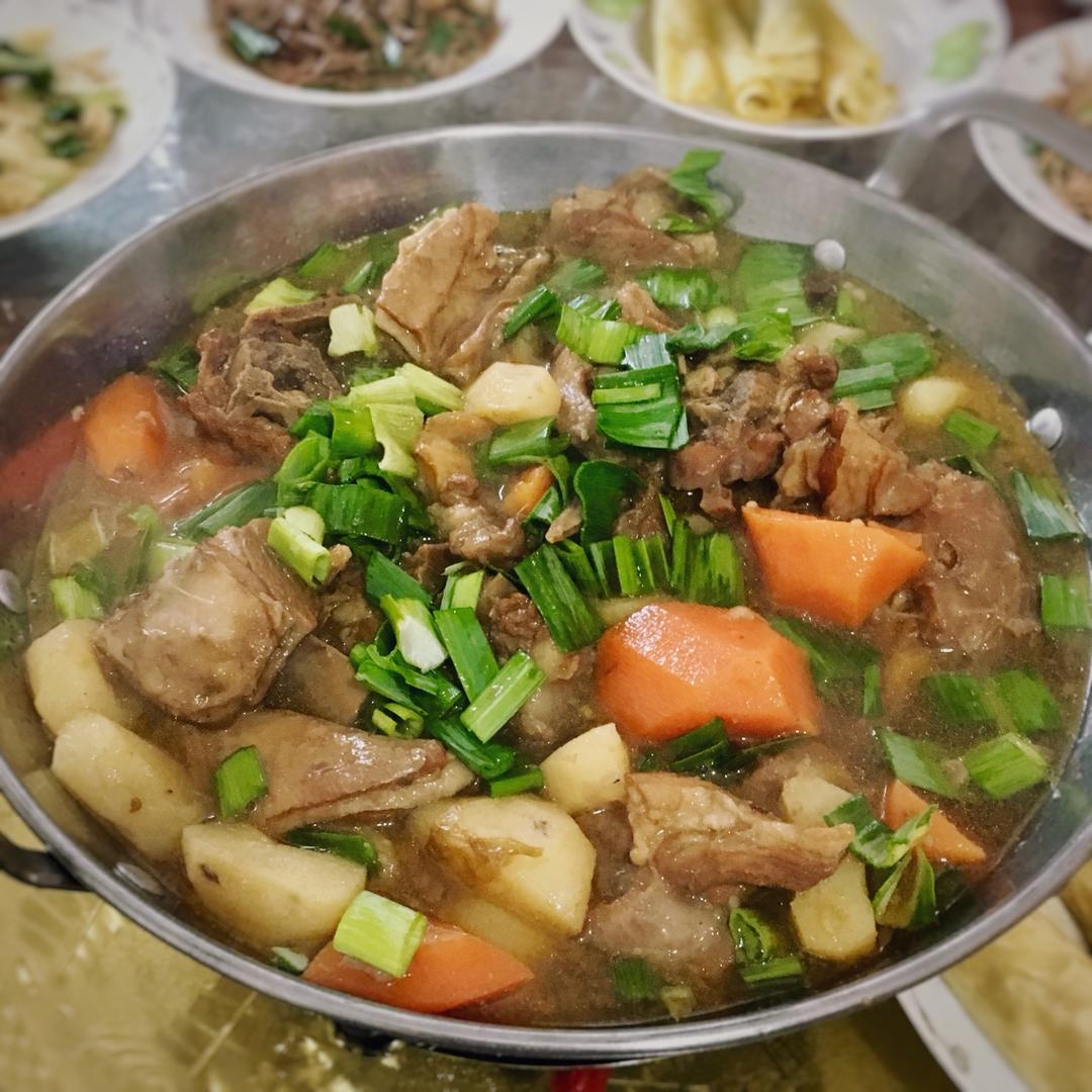 羊肉炖白萝卜