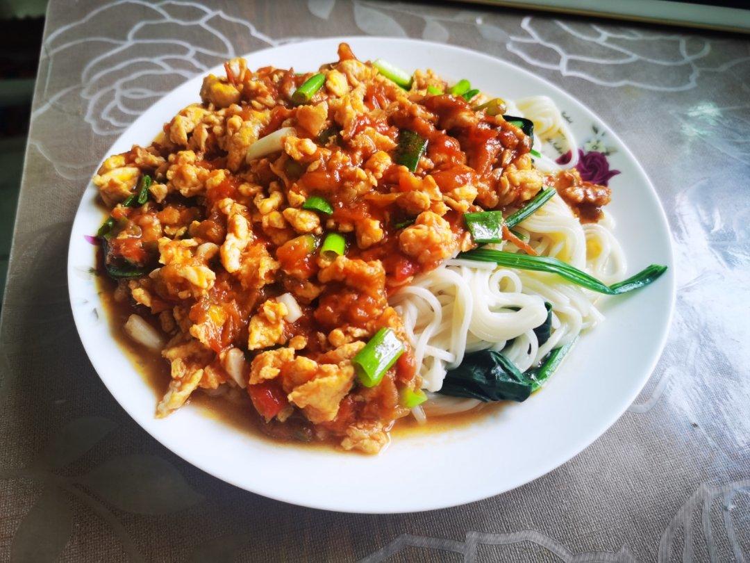 好吃到舔盘子的神仙拌面🍜番茄鸡蛋拌面