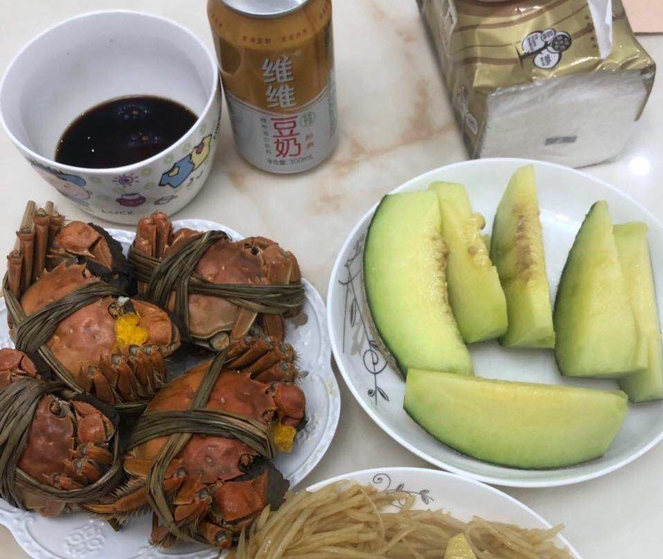 清蒸大闸蟹