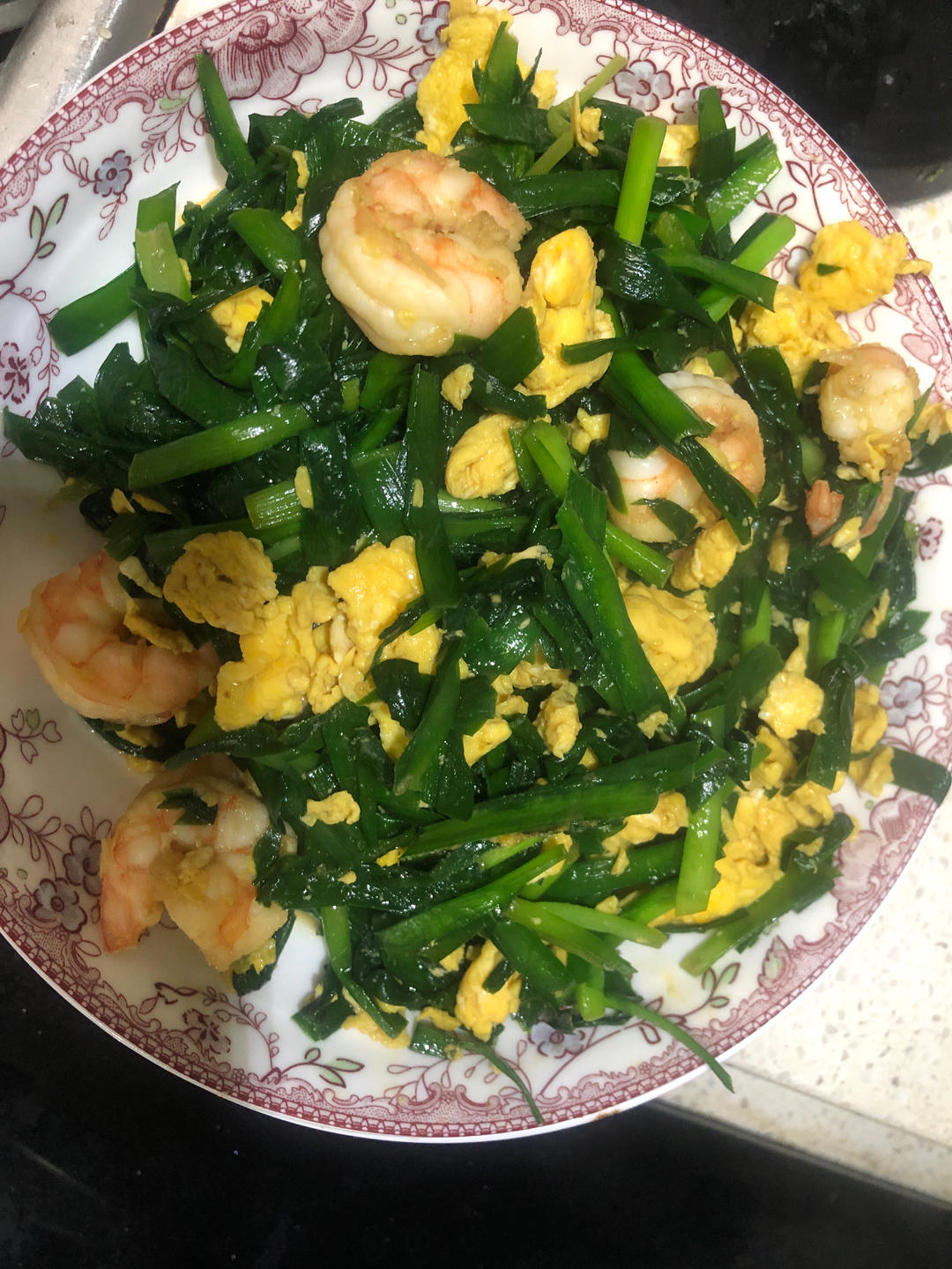 韭菜虾仁炒鸡蛋（韭菜成熟一致的小妙招）