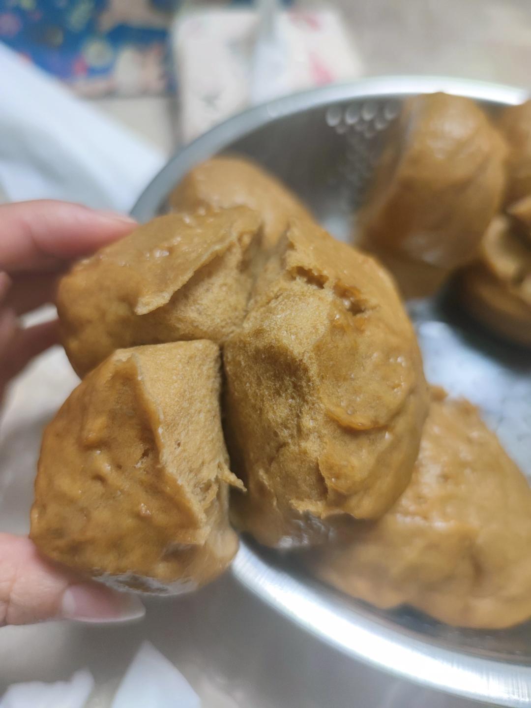 红糖开花馒头