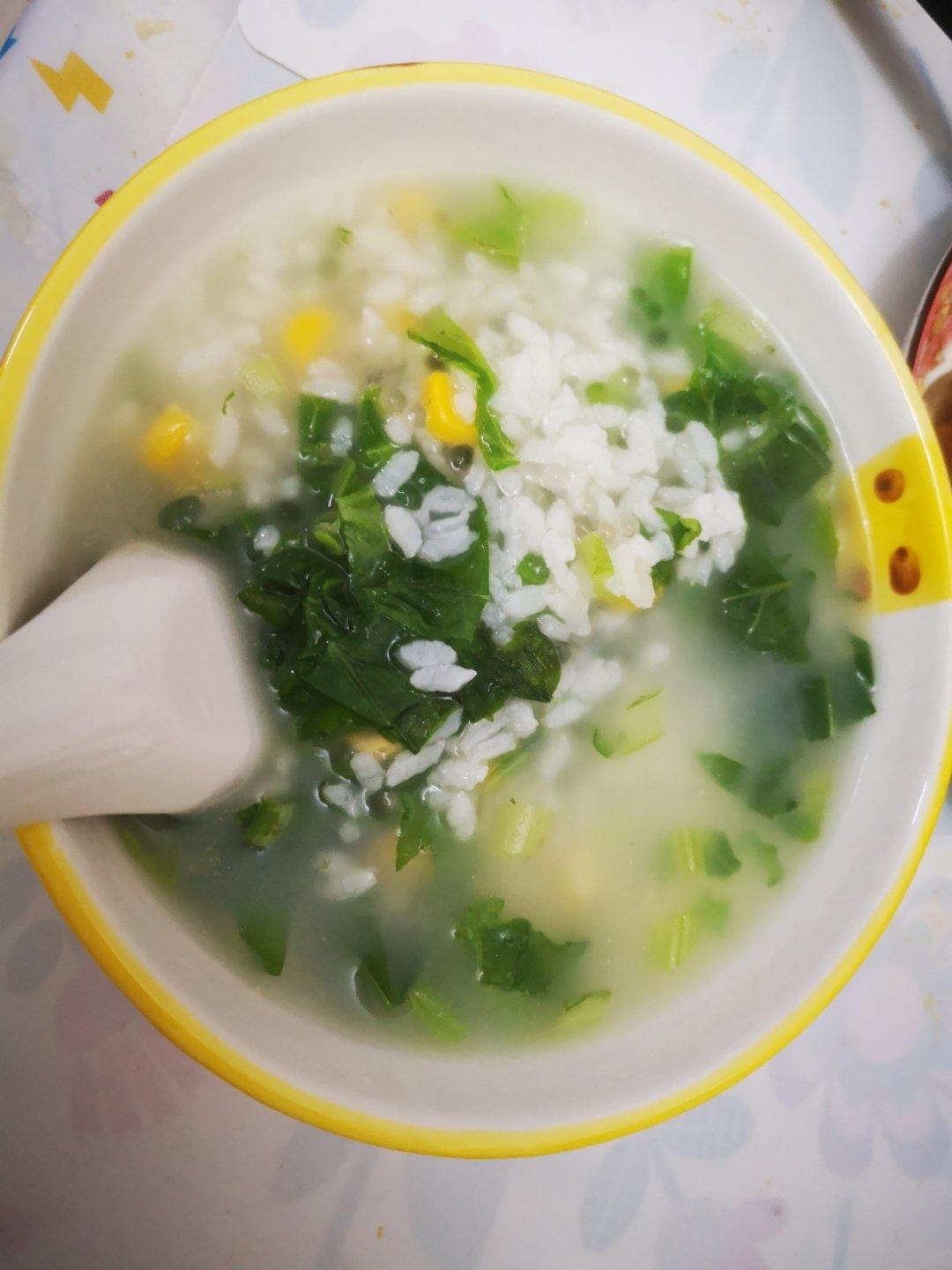 香菇青菜粥（砂锅粥）