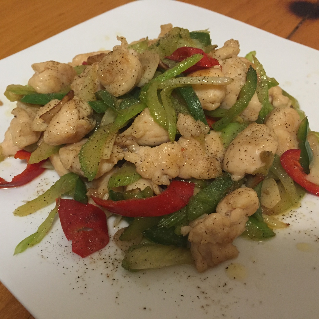 西芹炒肉