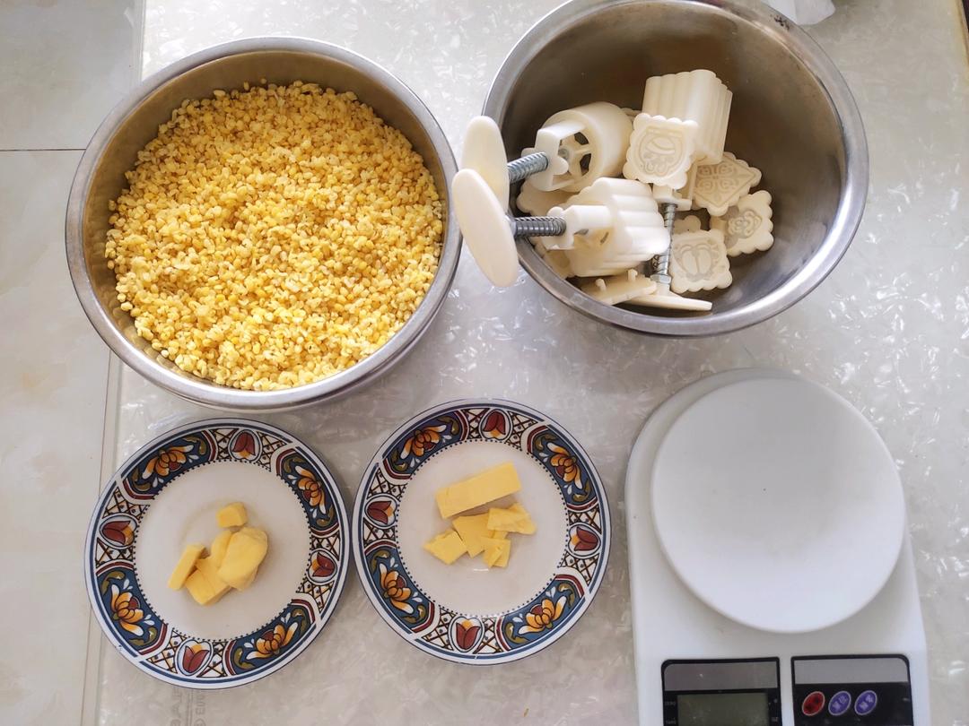 奶香绿豆糕（无豆腥味，超快手不麻烦）