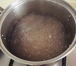 蜜红豆椰汁西米露的做法 步骤2