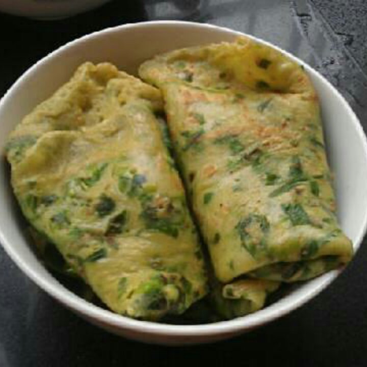 韭菜鸡蛋煎饼