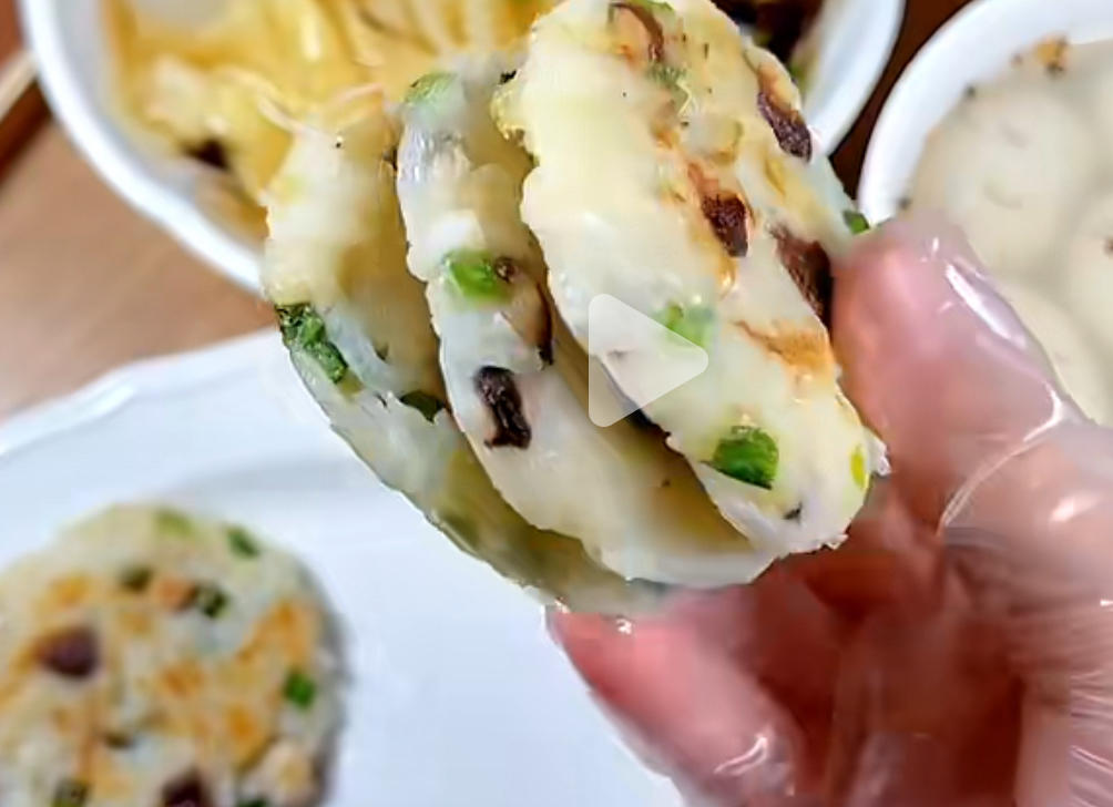 萝卜香菇早餐饼