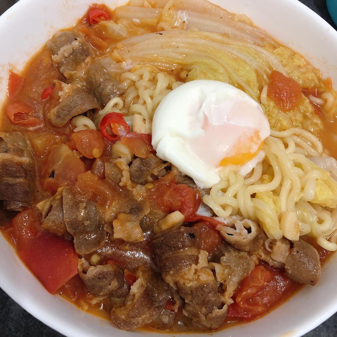 酸辣番茄肥牛面