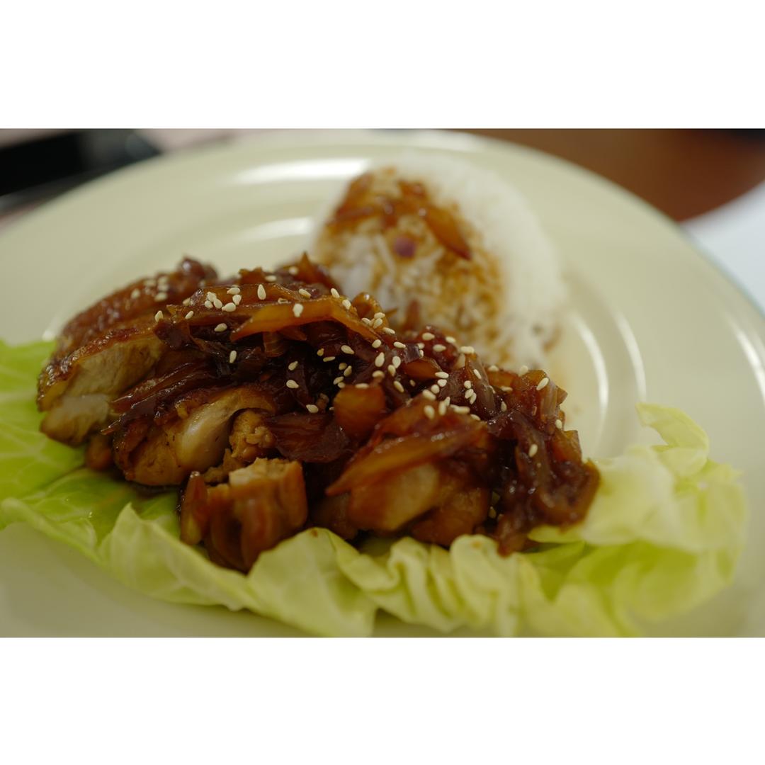 【照烧鸡排饭】