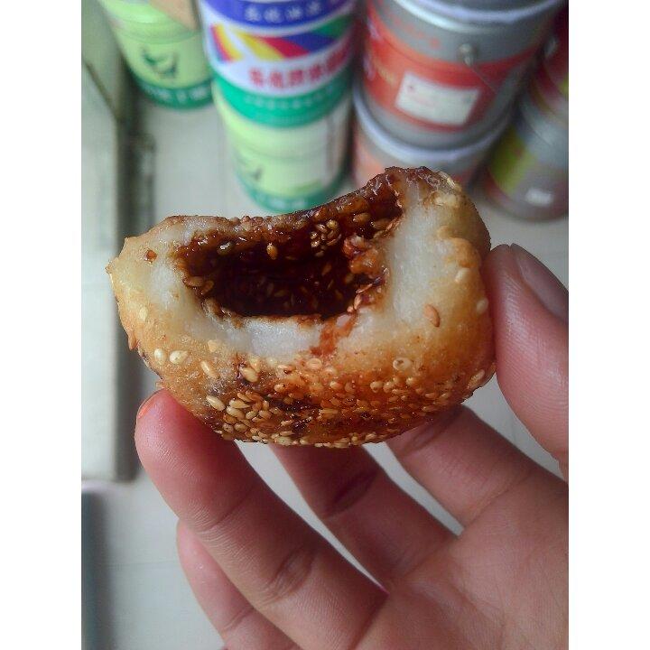 白雨蒙做的红糖麻团