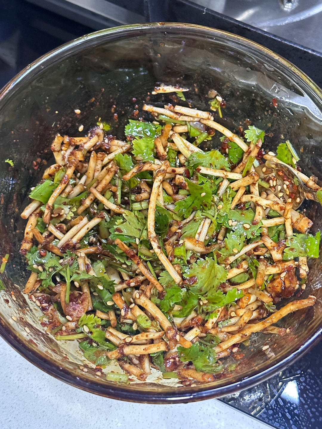 凉拌鱼腥草（折耳根）