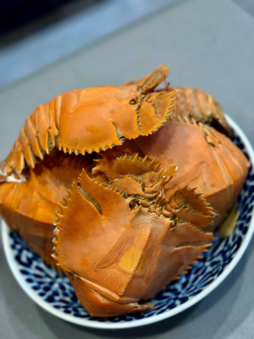 肉质紧实有弹性 非常鲜甜可口的【清蒸琵琶虾】
