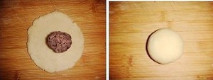 莲花豆沙酥的做法 步骤6