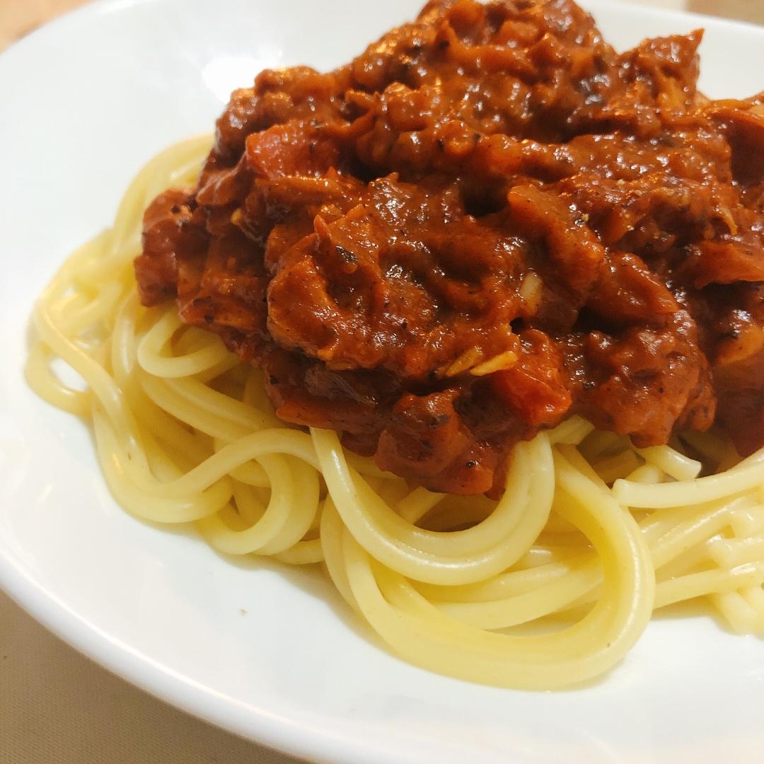 （完胜必胜客的）番茄肉酱意大利面～