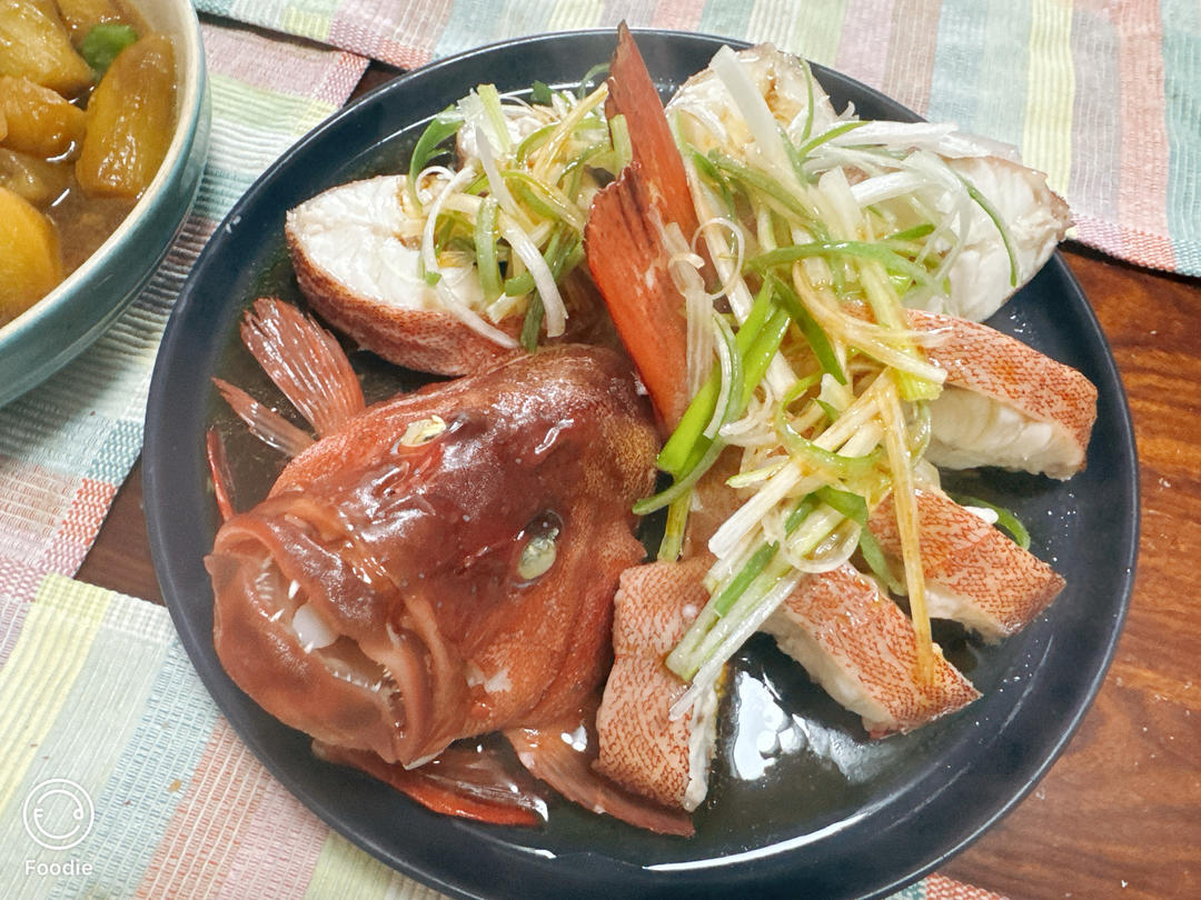 年夜饭菜单--豉油蒸东星斑 / 孔雀开屏蒸鱼