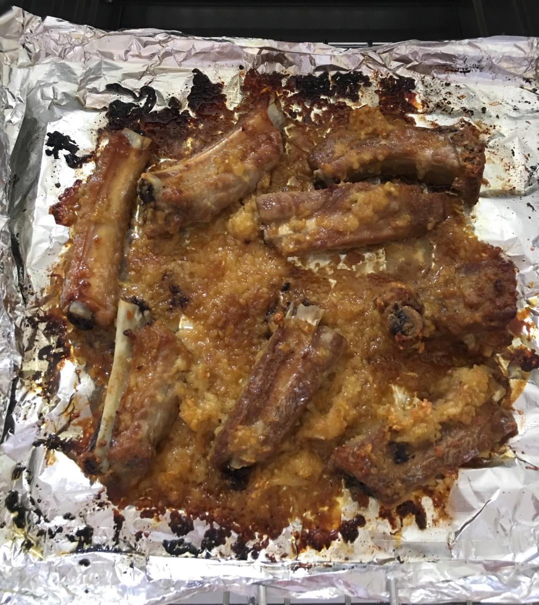 香到骨头里的蒜香排骨（烤箱）