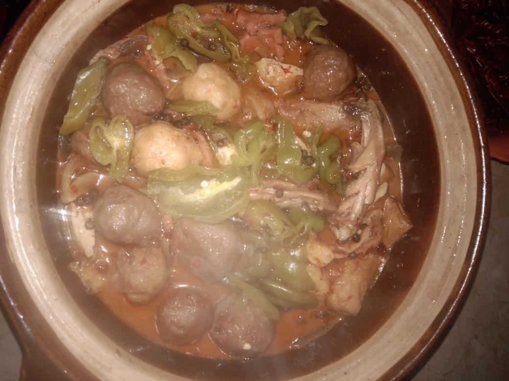 冬天家里的麻辣锅