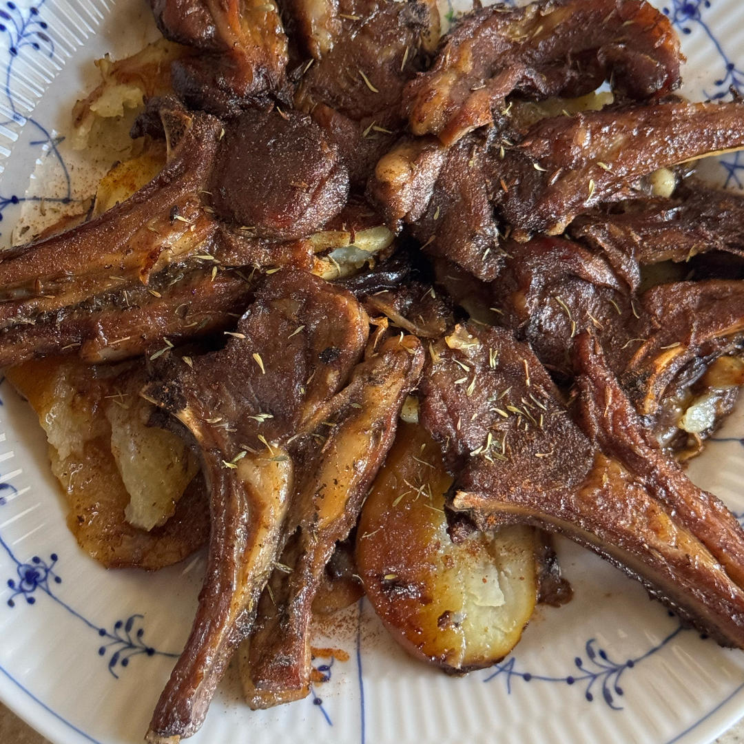 超好吃的烤羊排烤箱版