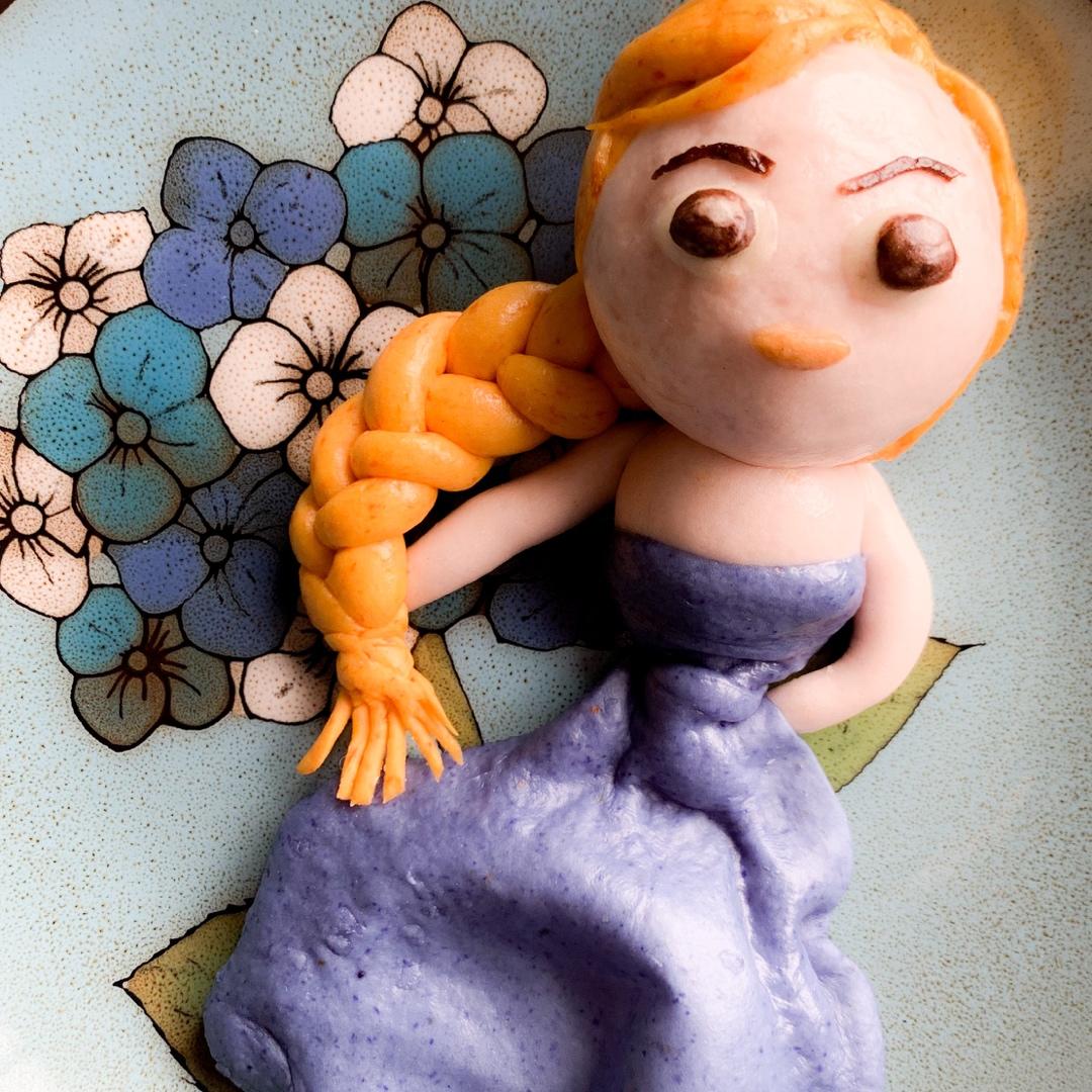 自创卡通馒头艾莎馒头《冰雪奇缘》家庭馒头版上映