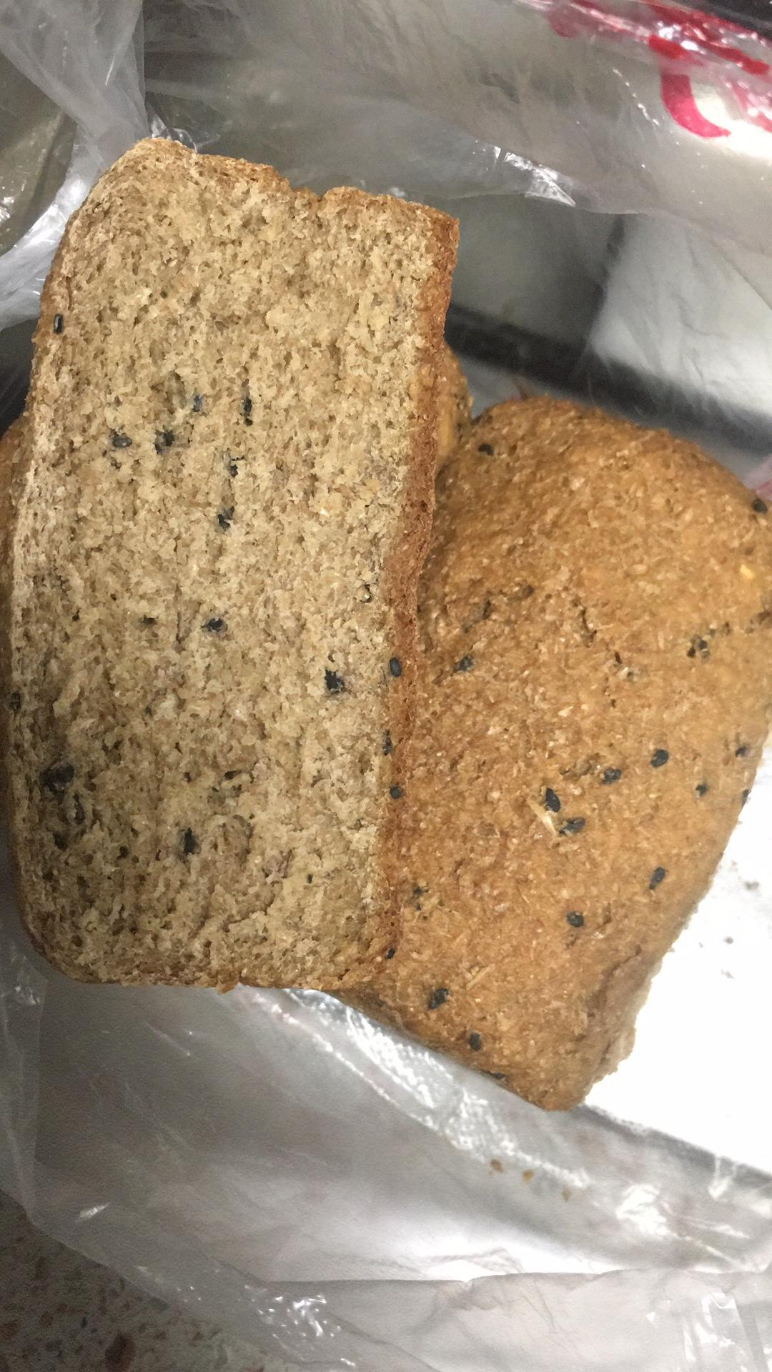 无油无糖全麦麦麸吐司的做法