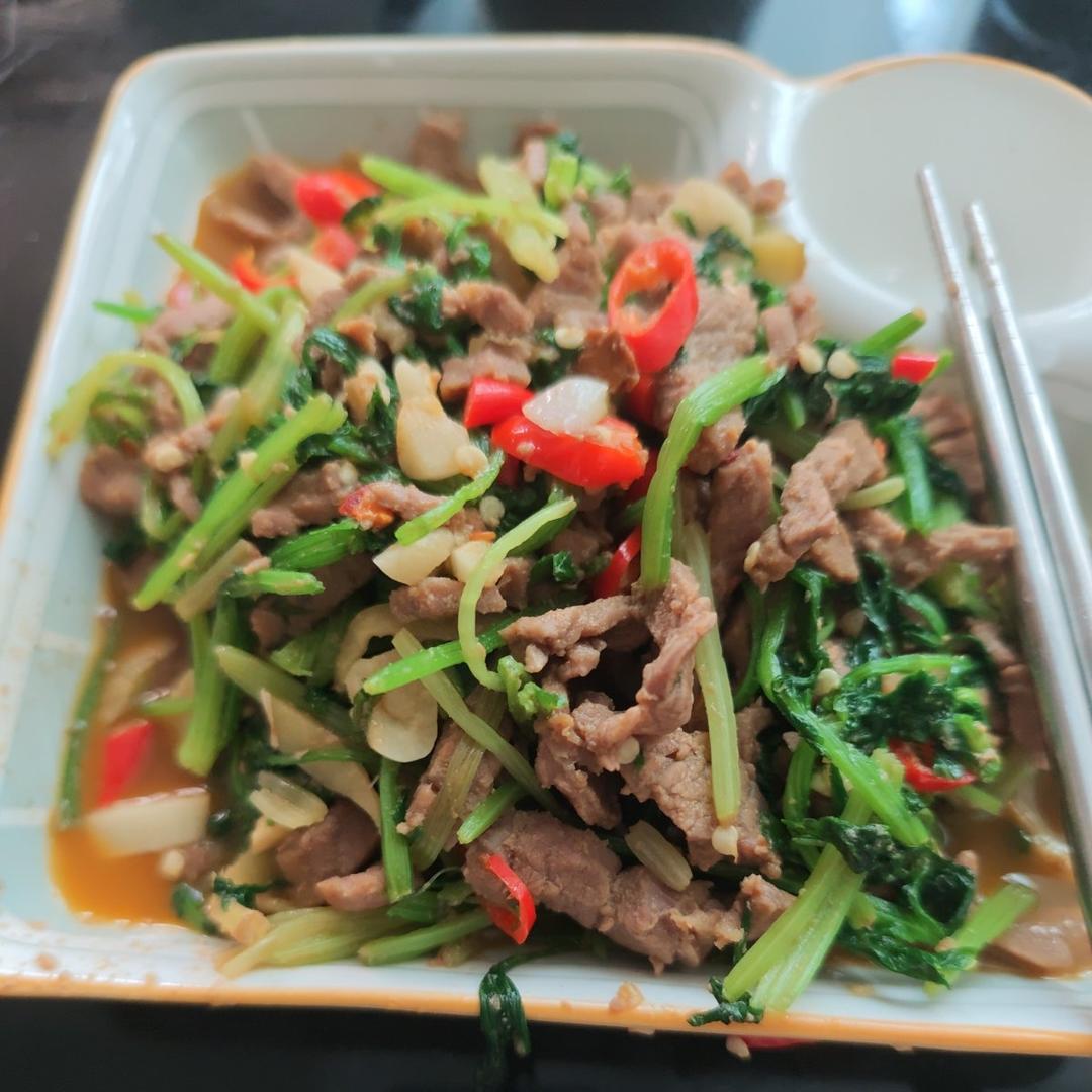 最佳CP——芹菜牛肉丝