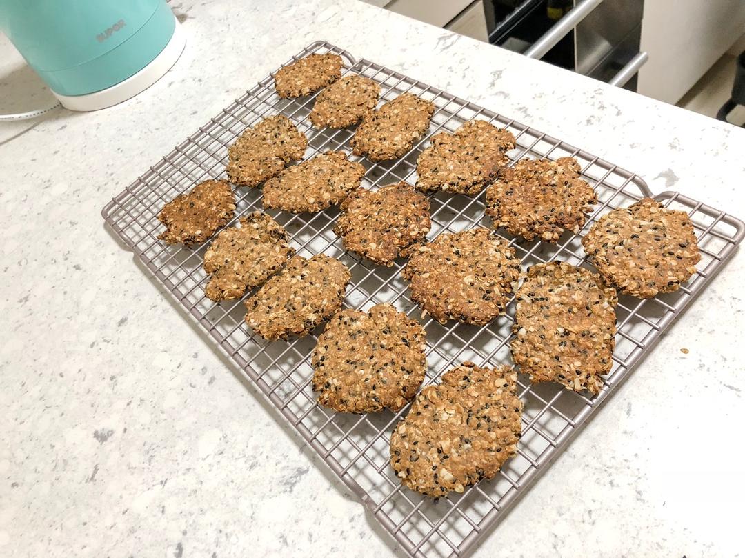 全麦燕麦红糖饼干（椰子油版）