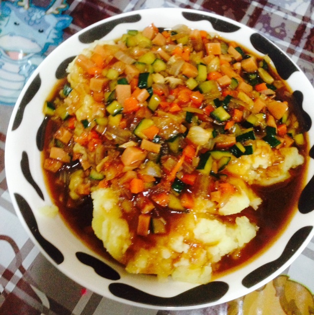 孜然香辣土豆泥