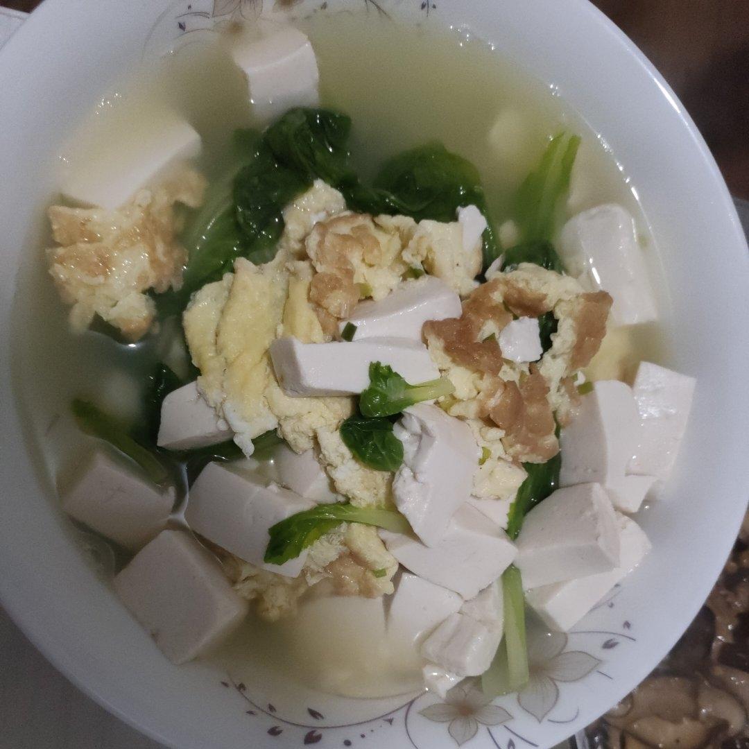 白菜豆腐汤