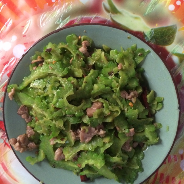 苦瓜炒肉