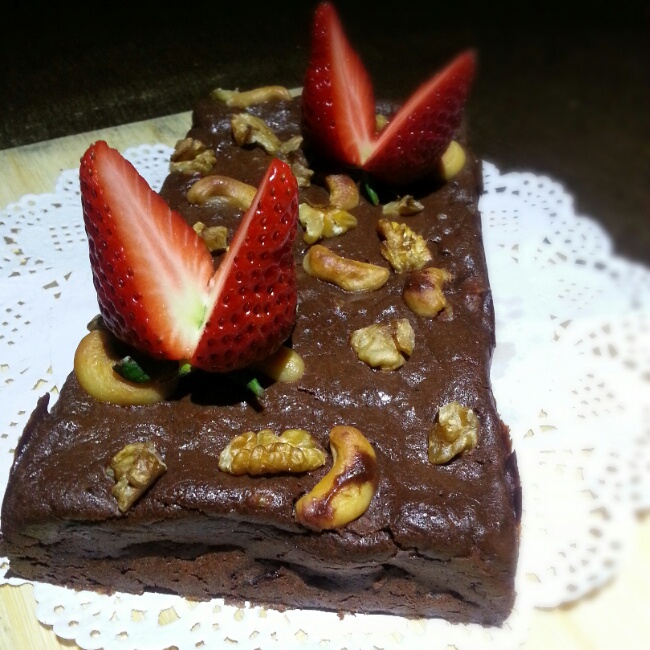 无油低卡浓厚豆腐布朗尼（全部热量只有一千卡☆）