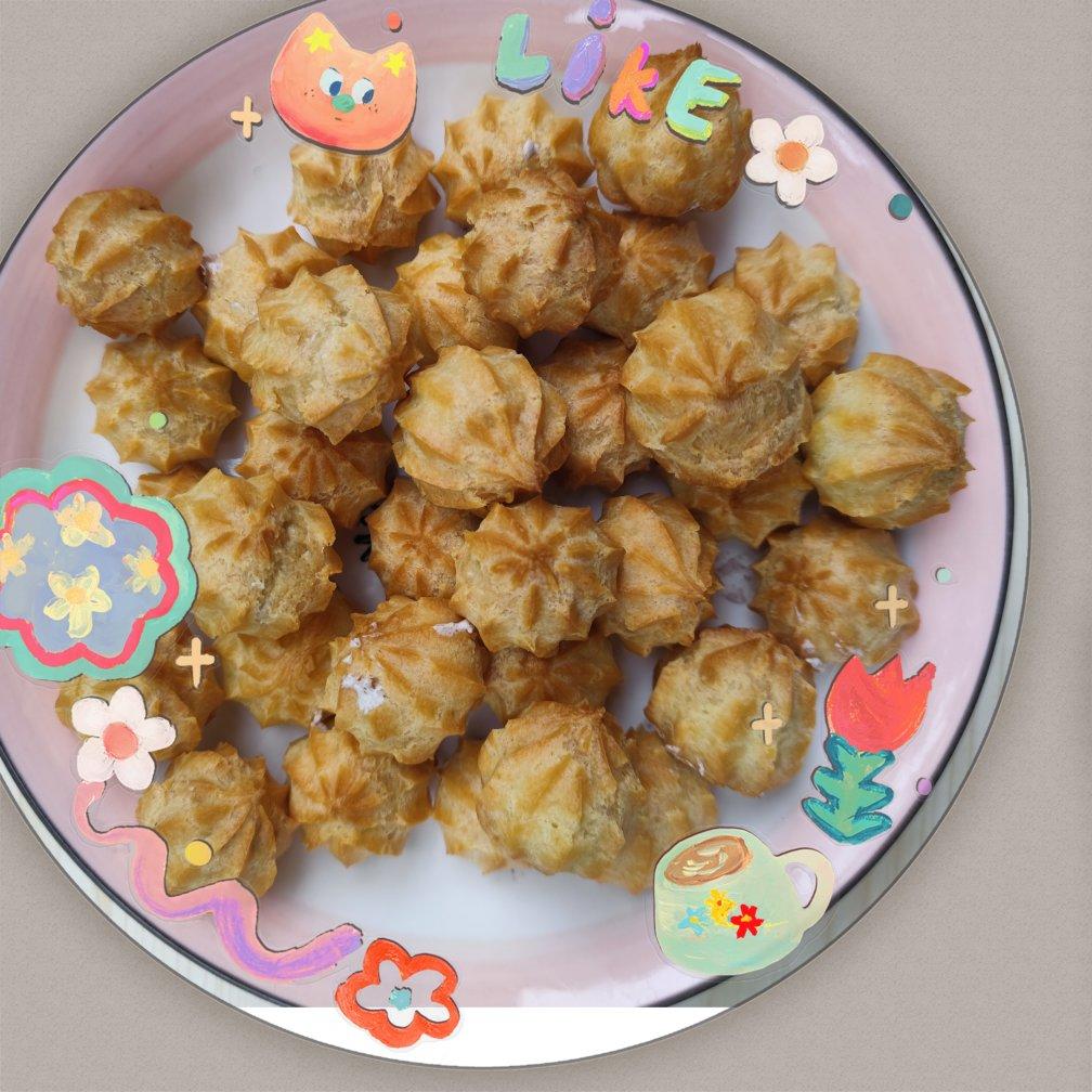 基础版迷你小泡芙❗️一口一个超过瘾❗️巨简单